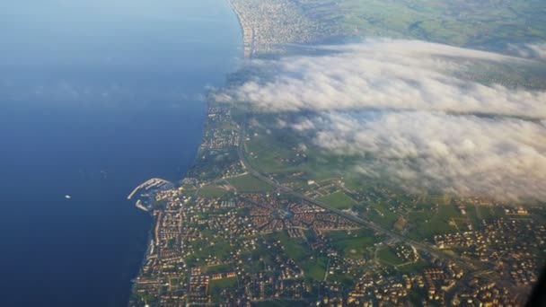 Κωνσταντινούπολη: δείτε από το αεροπλάνο, στις εκτάσεις της πόλης ημέρας — Αρχείο Βίντεο