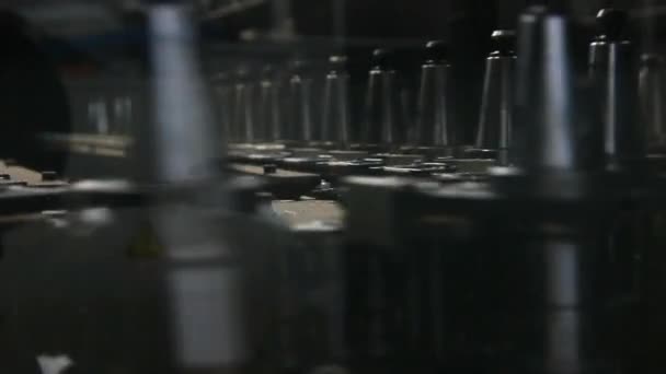 Production line close up — Stock Video