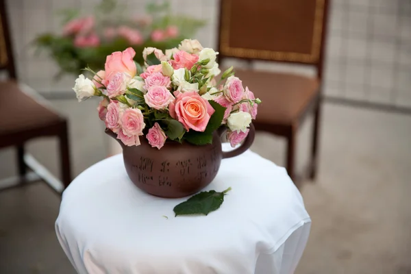 Ramo de flores, día feliz, decoración de flores —  Fotos de Stock