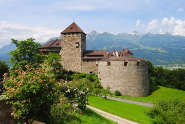 Vaduz castle in Liechtenstein. clipart