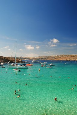 Blue Lagoon Malta'da görünümünü