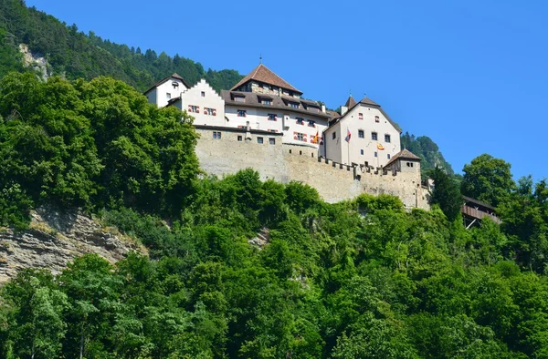 Schloss Vaduz w Księstwie Liechtenstein. — Zdjęcie stockowe