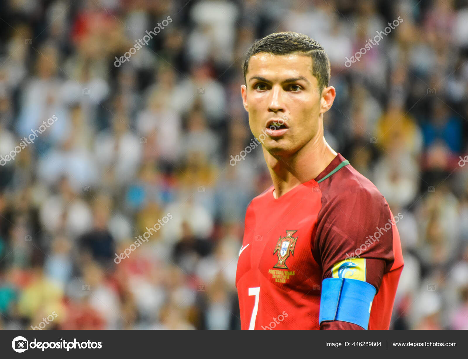 ロシアのカザン 2017年6月28日 ポルトガル代表チームキャプテン