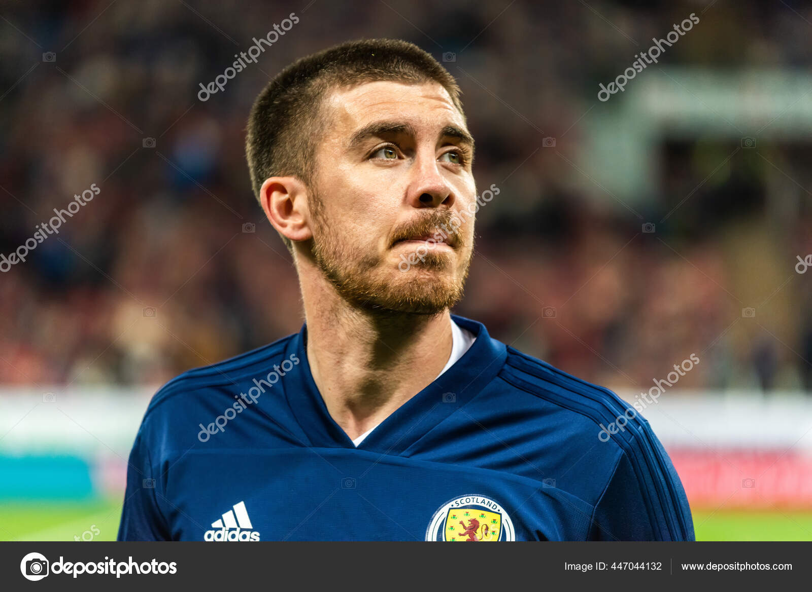 Moscow Russia October 2019 Scotland National Football Team Defender Declan Stock Editorial Photo C Alizadastudios 447044132