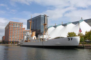Baltimore, Maryland, ABD, 17 Eylül 2024: WHEC-37 veya USCGC Taney. Birleşik Devletler Sahil Güvenlik Yüksek Dayanıklılık Kesicisi. Pearl Harbor 'a saldırı düzenledi. 1986 'dan beri müze gemisi olarak hizmet veriyor..