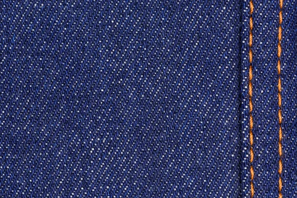 Pamuk denim kot kumaş doku arka plan mavi, yakın çekim