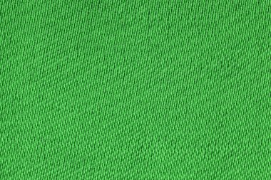 Dekoratif polyester kumaş doku arka plan yeşil, yakın çekim