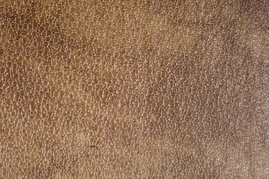 Kabarık dekoratif deri doku arka plan kahverengi, yakın çekim