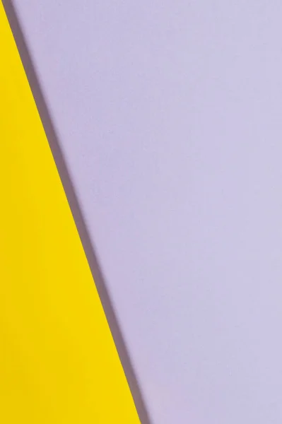 Fondo de papel geométrico abstracto en colores amarillo y gris. Vista superior — Foto de Stock