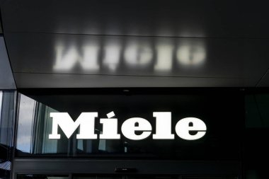 Vilnius, Litvanya - 30 Mayıs 2021: Miele marka logo