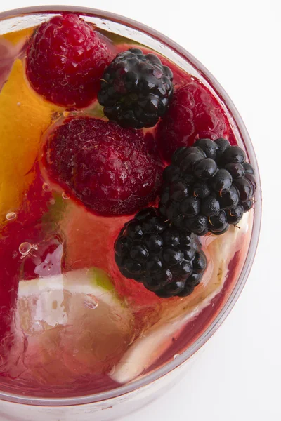 Red cocktail top view — Stock Photo, Image