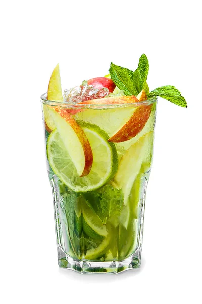 Alcoholic apple mojito — Stock Photo, Image