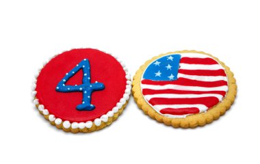 Amerikan Bağımsızlık günü kurabiye