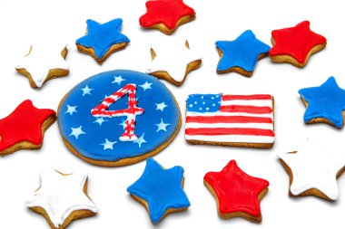 Amerikan Bağımsızlık günü kurabiye