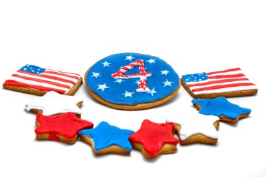 Amerikan Bağımsızlık günü kurabiye