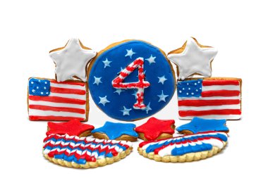 Amerikan Bağımsızlık günü kurabiye