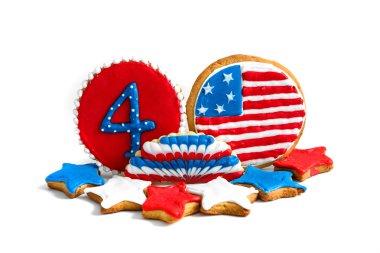 Amerikan Bağımsızlık günü kurabiye