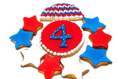 Amerikan Bağımsızlık günü kurabiye