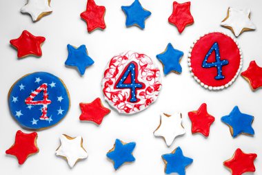 Amerikan Bağımsızlık günü kurabiye