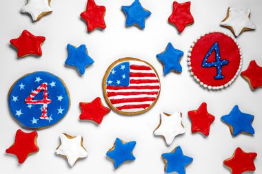 Amerikan Bağımsızlık günü kurabiye