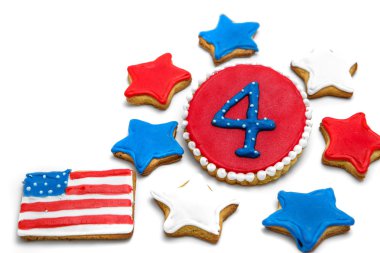 Amerikan Bağımsızlık günü kurabiye