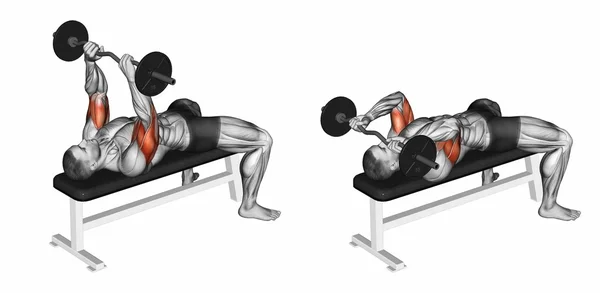 Bir barbell yalan ile Fransız basını
