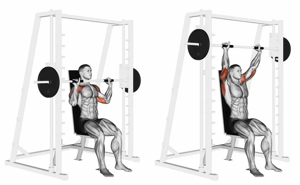 Machine Shoulders Press — Stock Photo, Image