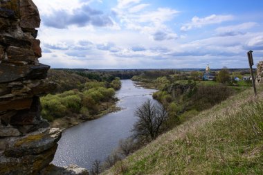 harabeler, harabeler, kale kalıntıları, nehir manzarası, turizm