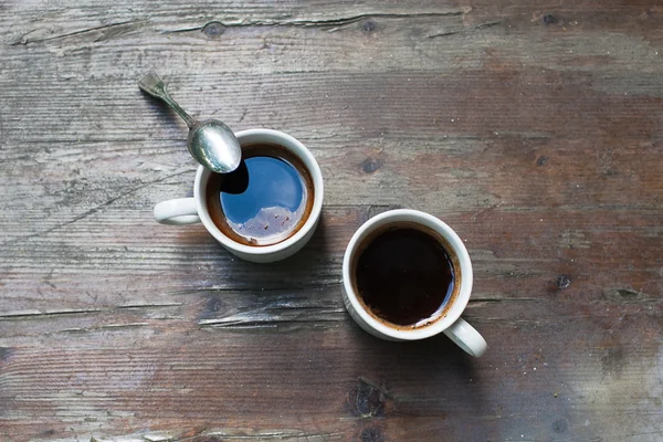 Filiżanki porannej kawy — Zdjęcie stockowe