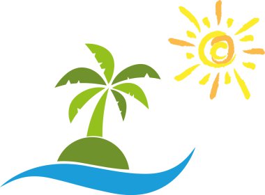 Insel, Sonne, Palme, Urlaub