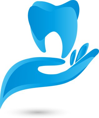 Zahn, el, diş, Logo, vektör