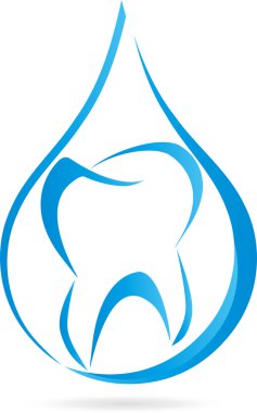 Zahn, Tropfen, diş, Logo, Arzt Logo