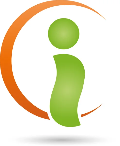 Logo, Mensch, Fitness, Physiotherapie, Heilpraktiker - Stok Vektor