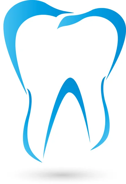 Zahn, diente, Zahnmedizin, Zahnarzt, Logo — Archivo Imágenes Vectoriales