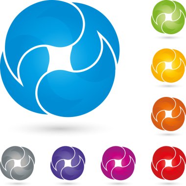Vier Tropfen, Logo, Wasser, Natur