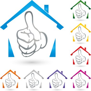 Haus, el, Logo, Immobilienmakler