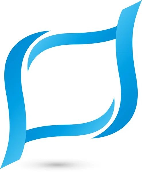Wellen, Dienstleistung, Logo, Multimedia — Vettoriale Stock