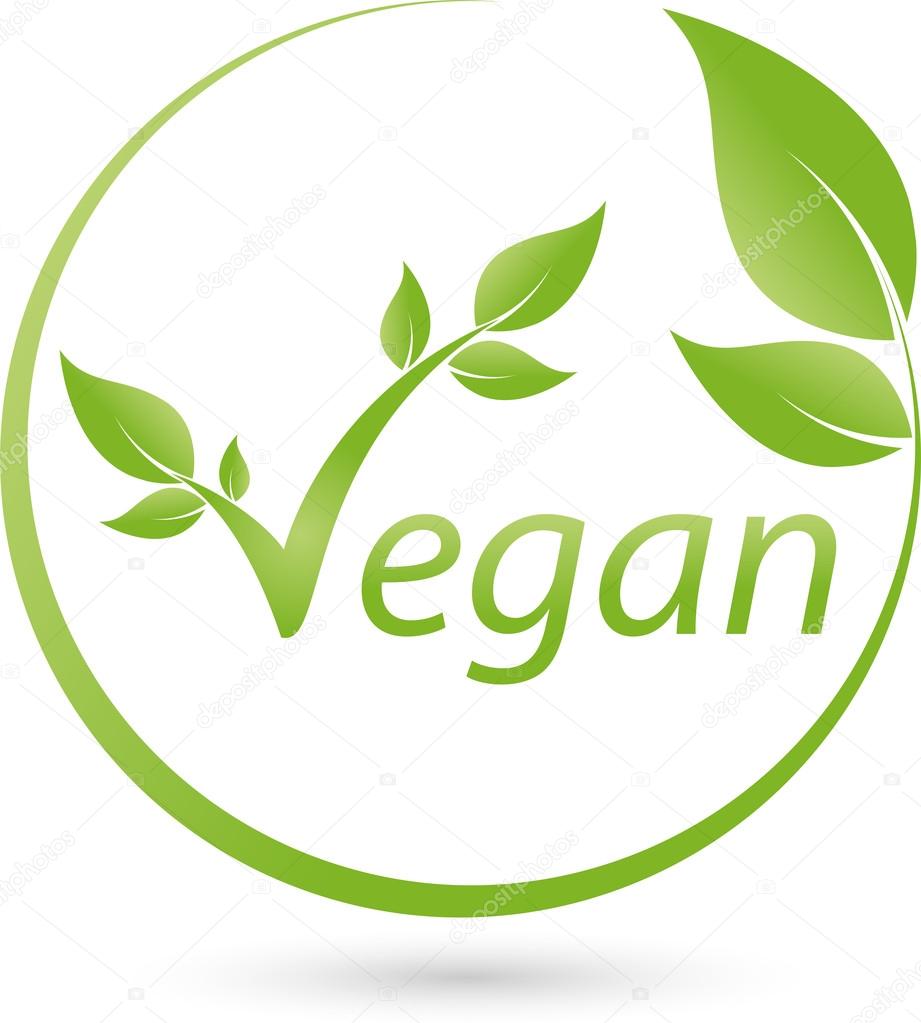 Vegetarisches Symbol, Blatt, Vegan, Logo — Stock Vector © waldemar