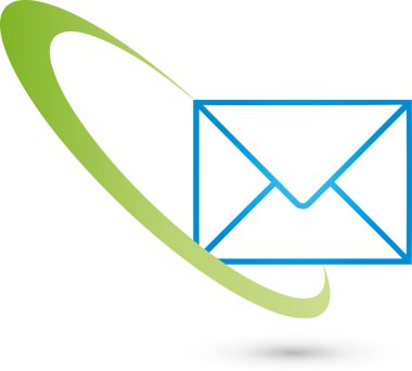 Logo, Bewegung, posta, e-posta kısa bir