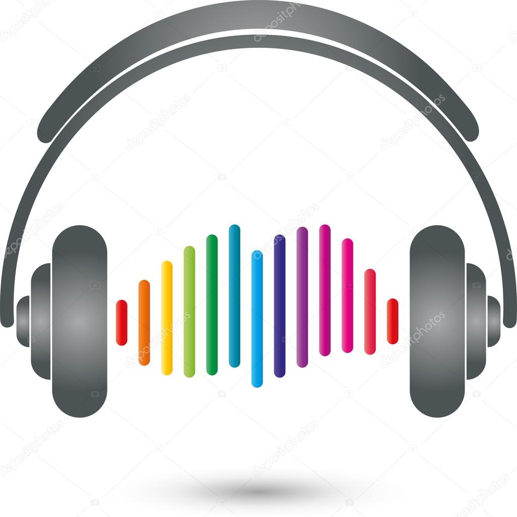 Equalizer, headphones, Musik Logo, Sound