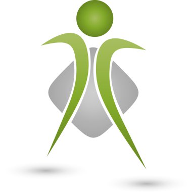 Mensch, kişi, Logo, Sicherheit