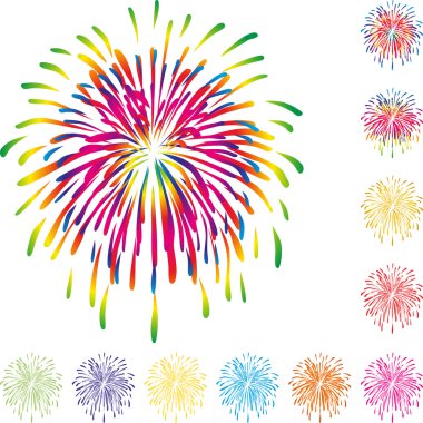 Sonucu feuerwerk, patlama, Hintergrund, vektör