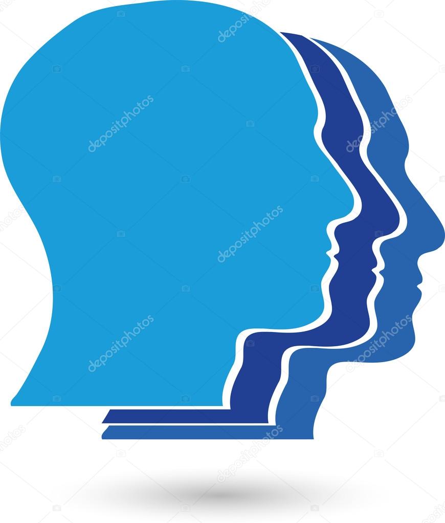 People, faces, heads, people logo