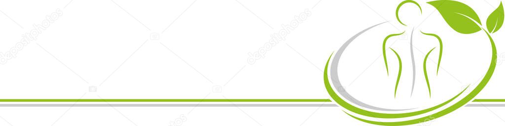 Body, hands, physiotherapy, orthopedics, background, logo