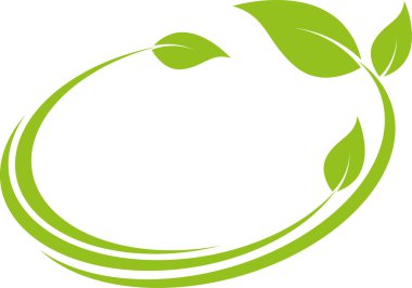 Logo, bitki, yapraklar, naturopath, bahçıvan, arka plan