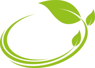 Logo, bitki, yapraklar, naturopath, bahçıvan, arka plan