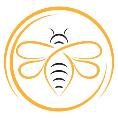 Arı, yaban arısı, hayvan, böcek, logo, simge 