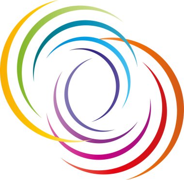 Boya sarmalı, renkli, ressam, logo, simge 