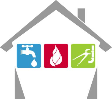 ev simgesi vektör illüstrasyonu