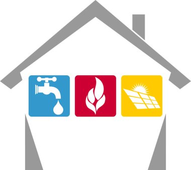 Modern simgenin vektör illüstrasyonu